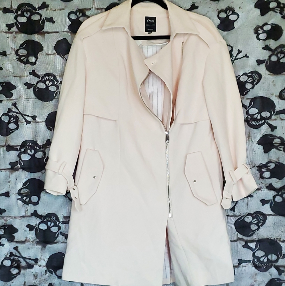 ETAM PARIS DRESS COAT SIDE ZIP
